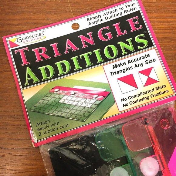 Guidelines 4 quilting Triangle additions NWT - Picture 10 of 11